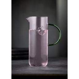 Lyngby Glaskanne Torino 1,1 Liter - Pink/Grün