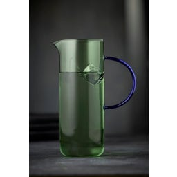 Lyngby Torino Glass Jug 1.1 L - Green/Blue