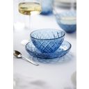 Lyngby Glas Ciotola Sorrento 12 cm - 4 Pezzi - Blu