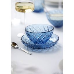 Lyngby Glas Ciotola Sorrento 12 cm - 4 Pezzi - Blu