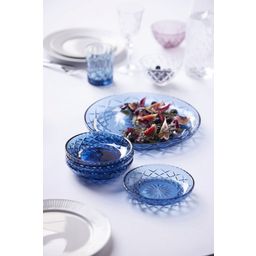 Lyngby Glas Piatto Sorrento 16 cm - 4 Pezzi - Blu