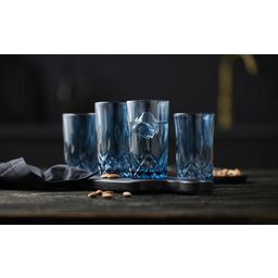 Lyngby Highball Sorrento 38 cl 4 Stück - Blau