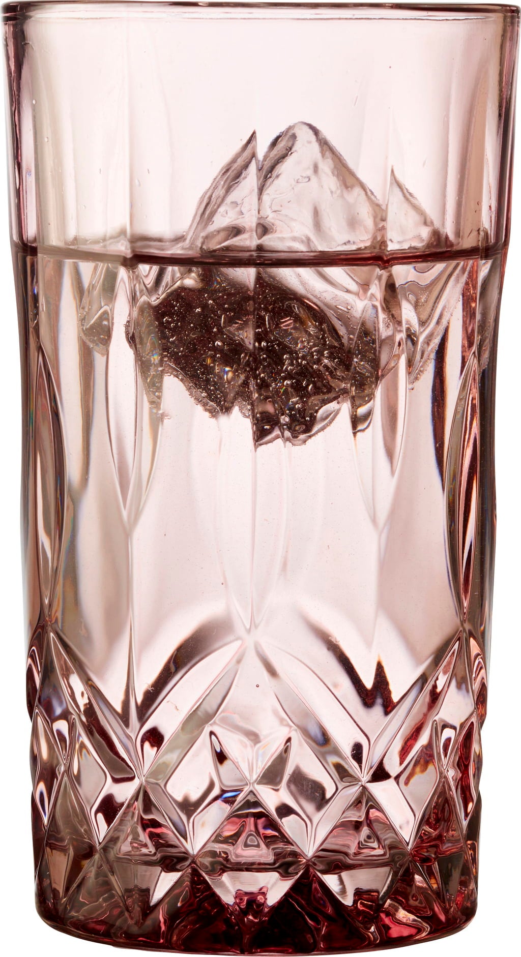 Lyngby Sorrento Highball 38 cl, 4 pieces - Pink