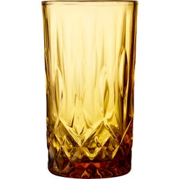 Lyngby Sorrento Highball 38 cl, 4 pieces - Amber