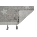 Lorena Canals Tapis en Coton Hippy Stars - Stars Grey