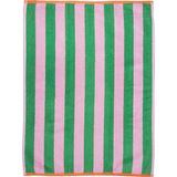 Tranquillo Stripes Terry Tea Towel Green