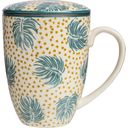 Tranquillo Tasse mit Teesieb Boho Chic Rustic