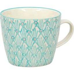 Tranquillo Art Deco Cup, Blue - 1 item