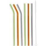 Tranquillo Rainbow Drinking Straw, Pack of 6