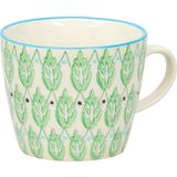 Tranquillo Art Deco Cup, Green