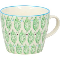 Tranquillo Art Deco Cup, Green - 1 item