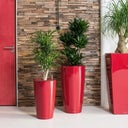 Lechuza RONDO Premium 32 Planter - Scarlet high gloss