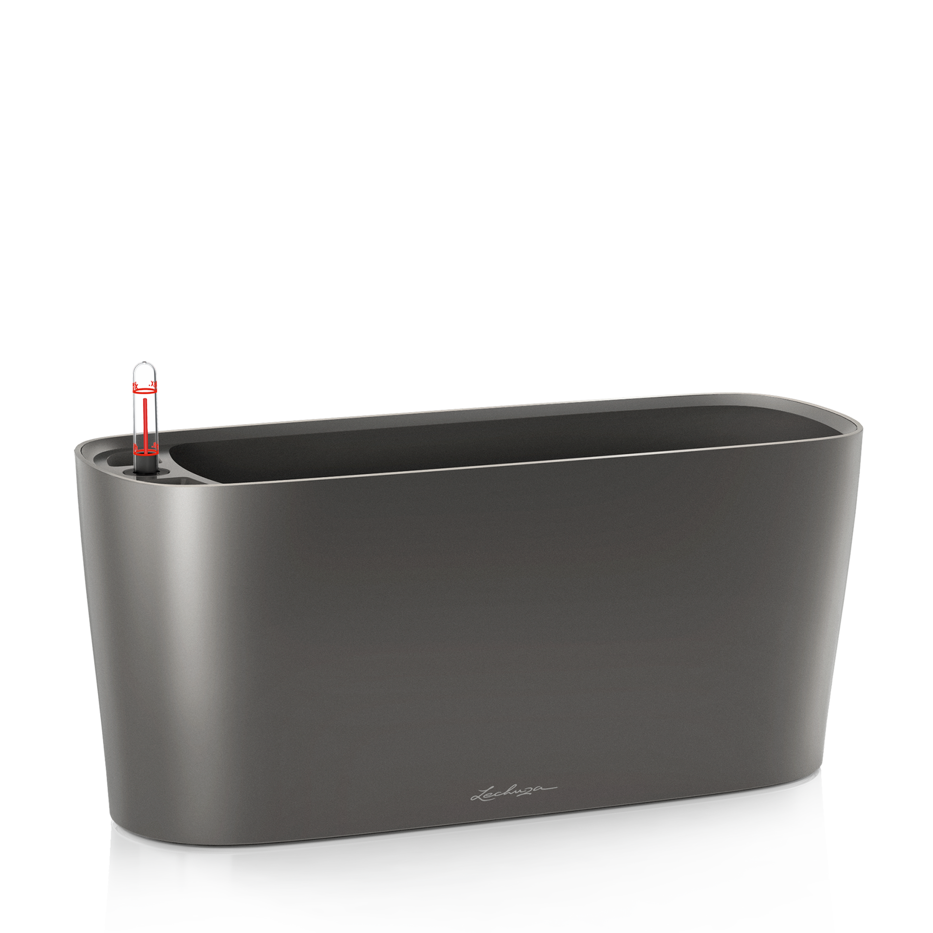 Lechuza Pflanzgefäß DELTA 20 - Anthrazit metallic