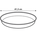 elho loft urban saucer round 41