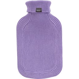 Termofor 2,0 l s pleteno prevleko z ovratnikom - lila