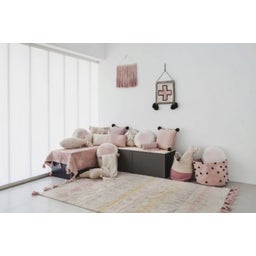 Baumwoll-Teppich Azteca Natural Vintage Nude - 120x160 cm