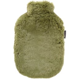 Bouillotte 2,0 L avec Housse Peluche Douce - vert olive