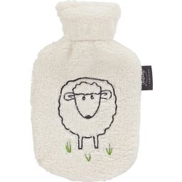 Hot Water Bottle 0.8 L with Fleece Cover Sheep 