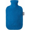 Hot Water Bottle 2.0 L with Fleece Cover, Sapphire