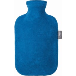 Fashy Hot Water Bottle 2.0 L with Fleece Cover - Sapphire