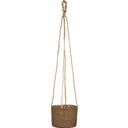 Hängkorg av Sjögräs - 17 cm, Brun