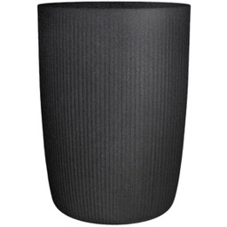 Scheurich Linetto 54 Tall Planter  - Stony Black