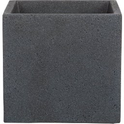 Scheurich C-Cube Planter - Stony Black - 40