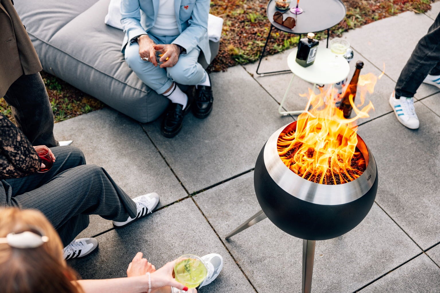 höfats MOON 45 Fire Bowl with High Base