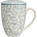 Tranquillo Tasse mit Teesieb Blau Rustic 