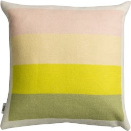 Røros Tweed Kissen Åsmund Bold - Yellow/Blue