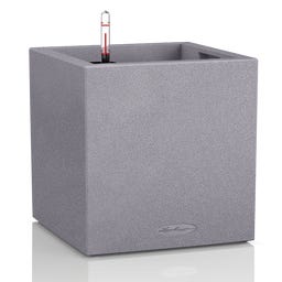 Lechuza Vaso - CANTO Stone Low 30 - Grigio pietra