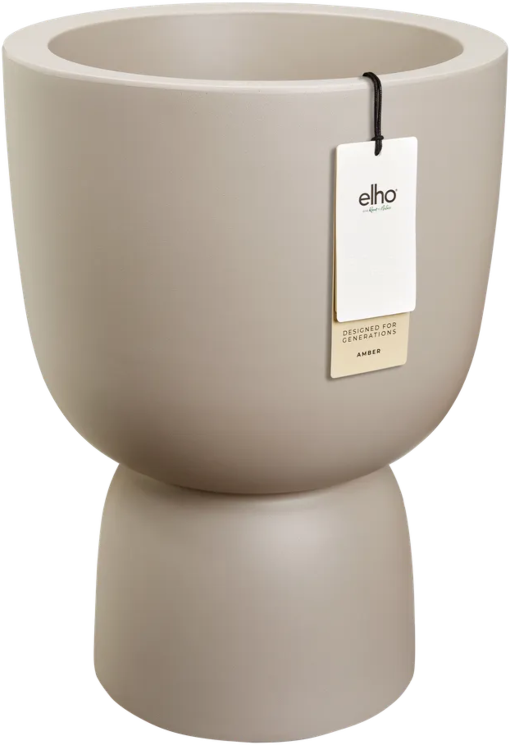 Pflanzgefäß amber coupe 35cm, balanced beige