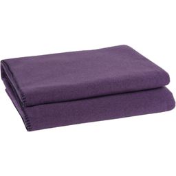 Zoeppritz Soft Fleece Blanket in Plum