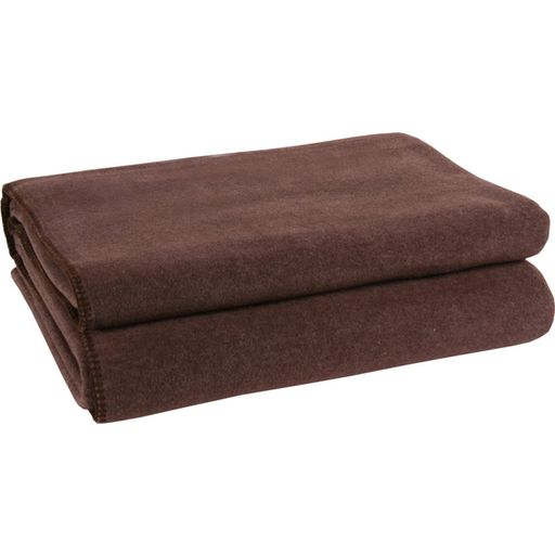 Zoeppritz Soft Fleece Blanket in Dark Brown