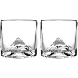 Liiton Fuji Whisky Glasses, 2 Pieces - 1 set