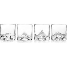 Liiton The Peaks Whisky Glasses, 4 Pieces - 1 set