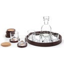 The Peaks Whisky Glasses with Decanter, 15-Piece Luxury Set - 1 set