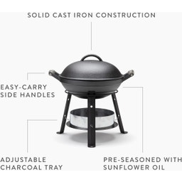 Barebones All-in-One Cast Iron Grill, 8 Piece Set