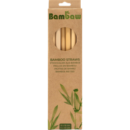 Bambaw Bamboo Straws Box - 12x 14 cm & 22 cm