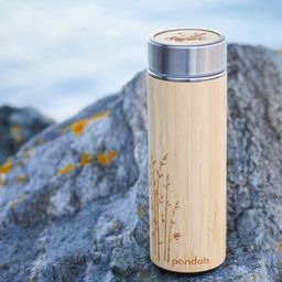 Pandoo Bamboo & Stainless Steel Thermal Cup  - 360 ml