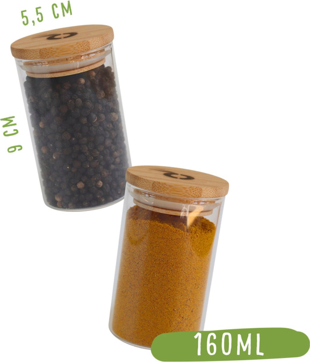 Pandoo Vorratsglas für Gewürze - 160 ml