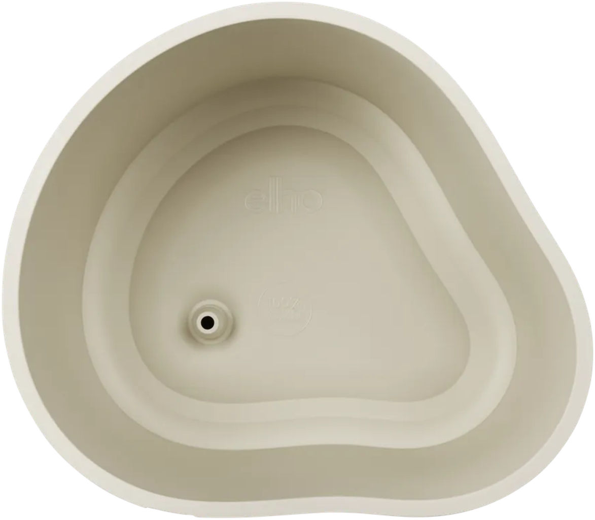elho Pflanztopf eden, 25 cm - leinenweiß