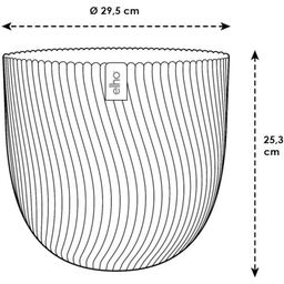 elho Cvetlični lonec sereh rund 30cm - skandinavsko zelena