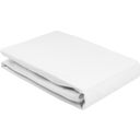 elegante Soft Jersey Fitted Sheet, white