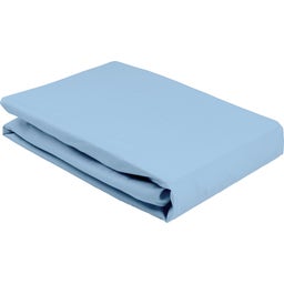 elegante Soft Jersey Fitted Sheet, blue - 90/100 x 200 cm