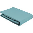 elegante Soft Jersey Fitted Sheet, aqua