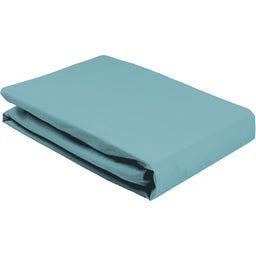 elegante Soft Jersey Fitted Sheet, aqua - 90/100 x 200 cm