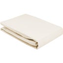 elegante Soft Jersey Fitted Sheet, wool white