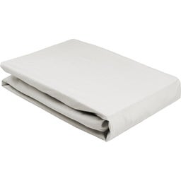 elegante Soft Jersey Fitted Sheet, silver - 90/100 x 200 cm