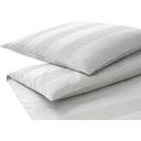 elegante En Bloc Jacquard Duvet Cover, white